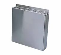 product of Adcraft KR-12 Stainless Steel Knife Rack, 12" H x 12" W x 2-1/2" D, Holds Knives, Two Cleavers
