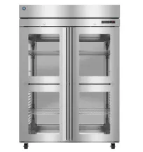 product of Hoshizaki HC2A-HGE-HGE Pass-Thru Heated Holding Cabinet, Half Glass Doors, 2-Section