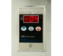 product of Kitchen Brains 75LC WE FLUSH - Alarm, Alu/Ste, °F/°C, Set-Points, 25' Sensor, 115/230V 8W, cULus