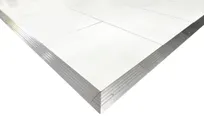 product of Forbes Industries 3220WDK Wedlok Portable Dance Floor Set, 12'x12', White Acrylic, 4" Trim, 1-25 Panels