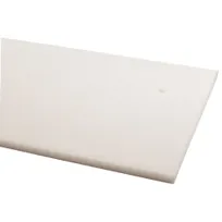 product of AllPoints 1481066 Plastic Cutting Board, 60" x 11-3/4" x 1/2", White Polyethylene Surface