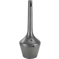 product of AllPoints 1591094 Classico Cigarette Receptacle, 40" H x 15" W x 15" D, Steel Pewter, Lid, Bucket