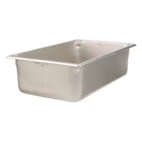 product of AllPoints 78317 1/1 Stainless Steel Steam Table Pan, 21 Qt, 6" Deep, Solid Construction