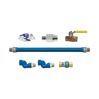 product of Dormont 1675KITS48EFV SnapFast 48" Gas Connector Kit w/ Excess Flow Value, Swivel Max,Two Elbows
