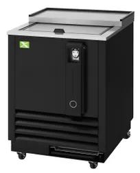 product of RefrigerationX XBC-24SB-N6 Bottle Cooler, 24" W x 26" D x 33" H, 3.6 cu.ft., Black SS, 1/8 hp, R-600a