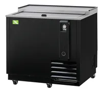 product of RefrigerationX XBC-36SB-N6 Bottle Cooler, 36W x 26D x 33H, 8.5 cu.ft., Black, 1/8 Comp., Cap Opener