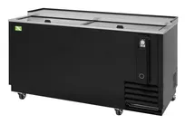 product of RefrigerationX XBC-65SB-N6 Bottle Cooler, 64"W x 26"D x 33"H, 18.5 cu.ft., Black, Side-Mount, R-600a