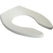 product of AllPoints 1171428 Toilet Seat Cover - Elongated Plastic Seat, 18-1/2" x 14-1/4" White
