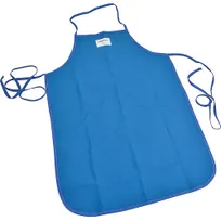 product of AllPoints 1331199 Bib Apron – 36" Blue Nomex® Flame‑Resistant, VaporGuard™ Protection, Washable, NSF