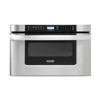 product of Sharp KB6524PSY 24" 950 Watt Microwave Drawer Oven, 1.2 Cu. Ft., Touch Control, S. Steel, 120V