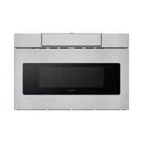 product of Sharp SMD2470ASY 24" 950 Watt Microwave Drawer Oven, 1.2 Cu. Ft., Concealed Control Panel, S. Steel