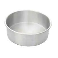 product of Thunder Group ALCP0602 Layer Cake Pan, 6" Dia. X 2"H, Round, Aluminum