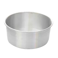 product of Thunder Group ALCP0803 Layer Cake Pan, 8" Dia. X 3"H, Round, Aluminum