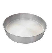 product of Thunder Group ALCP1003 Layer Cake Pan, 10" Dia. X 3"H, Round, Aluminum
