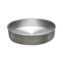product of Thunder Group ALCP1004 Layer Cake Pan, 10" Dia. X 4"H, Round, Aluminum