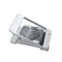 product of Thunder Group ALES-005C Egg Slicer, Square, Piano Wire Cutters, Die Cast Aluminum