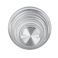 product of Thunder Group ALPTCS015 Pizza Tray, 15", Coupe, Solid, Aluminum