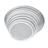 product of Thunder Group ALPZ22 Pizza Screen, 22", Seamless Rim, Aluminum