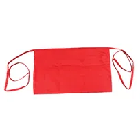 product of Thunder Group CA1322RD Chef Regalia Waist Aprons, 13" X 22" (3) Pocket, 65/35 Poly/Cotton