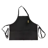 product of Thunder Group CA2427BK Chef Regalia Bib Aprons, 24" X 27-1/2" (3) Pocket Mid-Length 65/35 Poly/Cotton, 1/2"