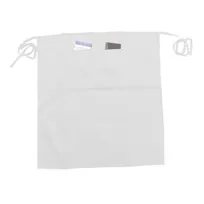 product of Thunder Group CA3128WH Chef Regalia Aprons, 31" X 28" (2) Pocket Bistro Full Length, 65/35 Poly/Cotton