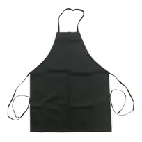 product of Thunder Group CA3226BK Chef Regalia Bib Aprons, 32" X 26", Full-Length Without Pocket, 65/35 Poly/Cotton