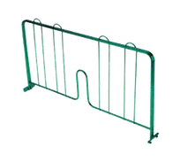 product of Thunder Group CMDE014 Green Epoxy Coated Wire Shelf Divider, 14"L
