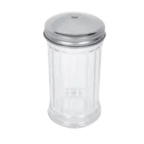 product of Thunder Group GLTWSJ012H Sugar Pourer, 12 Oz. Capacity, Paneled Glass, Center Hole Cap - Dozen