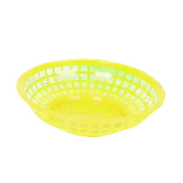 product of Thunder Group PLBK008Y Fast Food Basket, 8" Dia., Round, Stackable - Dozen