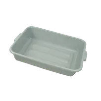 product of Thunder Group PLBT005G Gray Bus Box 1-Compartment 20-1/2" x 15-1/2" x 5" Polyethylene