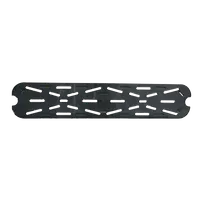 product of Thunder Group PLPA7120LDSBK Food Pan Drain Tray, 1/2 Size Long, Polycarbonate, Black