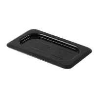 product of Thunder Group PLPA7190CBK Food Pan Cover, 1/9 Size, Solid, Shatter And Scratch Resistant, Black
