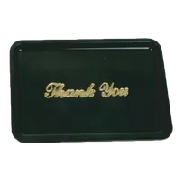 product of Thunder Group PLPT046BL Tip Tray, 4-1/2" X 6-1/2", Rectangular "Thank You" Imprint - Dozen