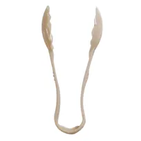 product of Thunder Group PLSGTG009BG Serving Tongs, 9", Scallop, Dishwasher Safe, Beige
