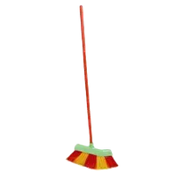 product of Thunder Group PLSP002 Lobby Broom, Polypropylene Bristles, 4-Color Pattern, Standard Color