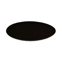 product of Thunder Group PLST2700BL Non Slip Oval Serving Tray, 22" x 27", Black Polypropylene, NSF, Slip-Resist Design