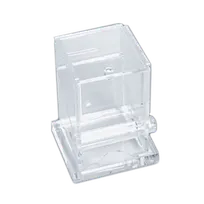 product of Thunder Group PLTD003 Toothpick Dispenser, 3-5/8" X 3-3/4" X 4-7/8" Rectangular, Easy Lift Top