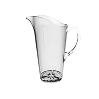 product of Thunder Group PLTHWP015C Water Pitcher, 1.5 Liter (51 Oz.), 9-1/2"H, Starburst Base