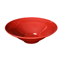 product of Thunder Group PS6013RD Salad Serving Bowl, 70 Oz., 13" Dia., Round, Passion Red