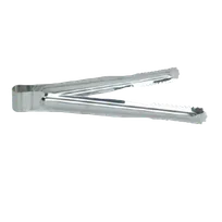 product of Thunder Group SLBT115 Bread/Pastry Tongs, 11.5"L, One-Piece Construction, Stainless Steel - Dozen