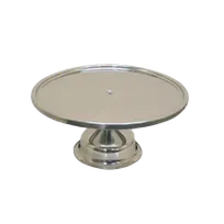 product of Thunder Group SLCS001 Cake Stand, 13-1/4" Dia., Stainless Steel, Mirror Finish