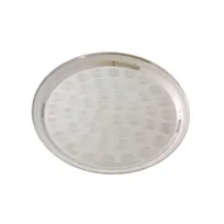 product of Thunder Group SLCT310 Serving Tray, 10" Dia., Round, Stainless Steel