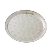 product of Thunder Group SLCT314 Serving Tray, 14" Dia., Round, Stainless Steel