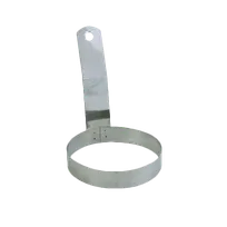 product of Thunder Group SLER0401R Egg Ring, 4" Diameter, Stainless Steel, Mirror Finish