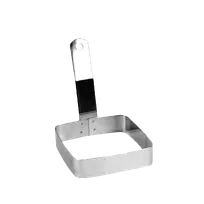 product of Thunder Group SLER0401S Egg Ring, 4" X 4", Square, Stainless Steel