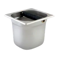 product of Thunder Group SLKB166 Knock Box, 6" Deep, Flared Top Edges, Stainless Steel