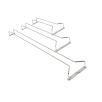 product of Thunder Group SLKGH024C Chrome-Plated Wire Glass Hanger Rack, 24" Long, Ceiling Mount