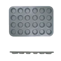 product of Thunder Group SLKMP124 Muffin Pan, 24 Cup, 1-1/2 Oz Each Cup, 15-1/4" X 10-1/2"