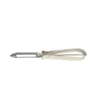 product of Thunder Group SLKVP006 Vegetable Peeler, Double Edge Floating Blade, Serrated Corer, Stainless Steel - Dozen