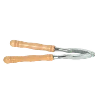 product of Thunder Group SLLC116W Lobster Cracker, 6", Jagged Ridges, Wide Swing Handles, With Wood Handle